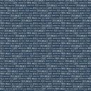 Our World - Words - Navy Blue