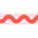 Floral Reef Webbing - Big Squiggle - Coralline