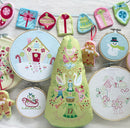 Just Make It! Seasonal - Christmas Candy Lane Panel - White