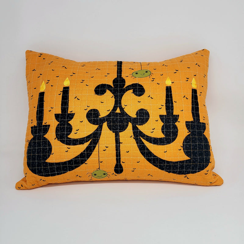 The Itsy Bitsy Chandelier Spider Pillow