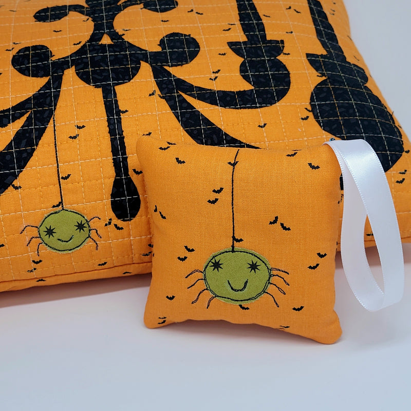 The Itsy Bitsy Chandelier Spider Pillow