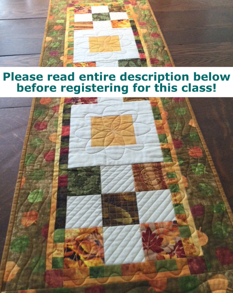 Free Motion Quilting Using Rulers