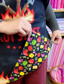 Hot Stuff - Cotton Duck Apron Panel