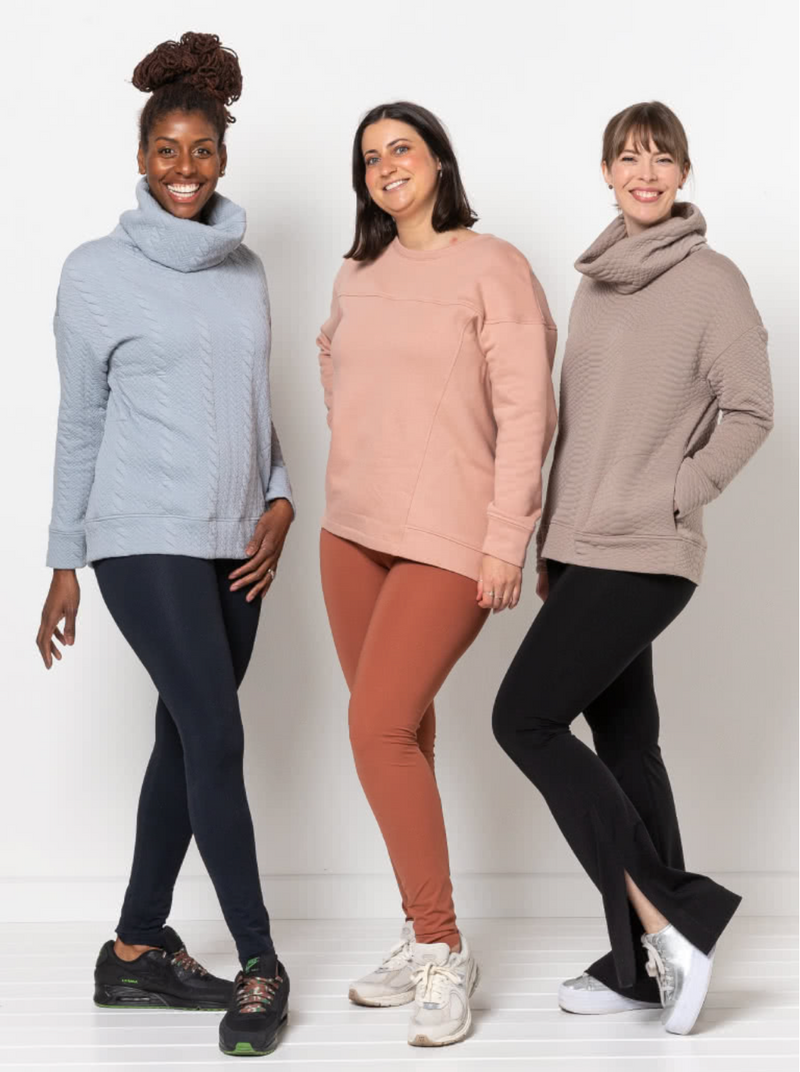 Knit Leggings on a Serger