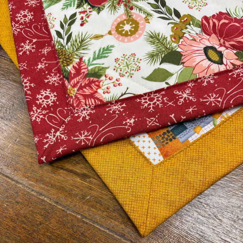 Holiday Mitered Corner Placemats