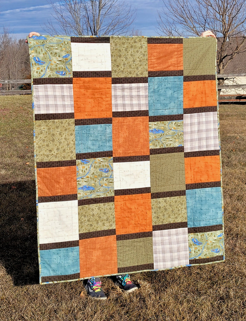 Mountains are Calling Flannel Quilt