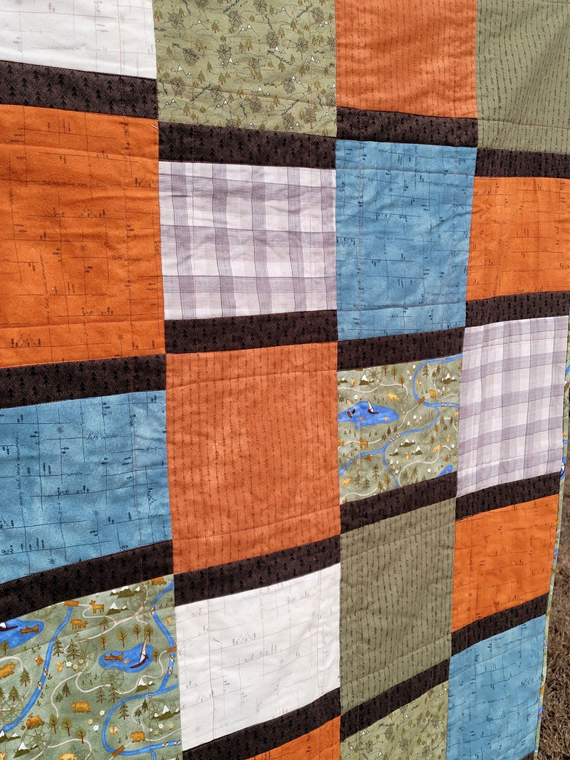 Mountains are Calling Flannel Quilt