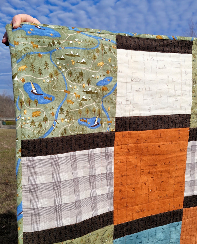 Mountains are Calling Flannel Quilt