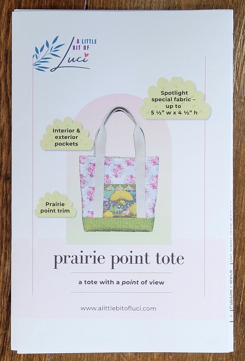 Prairie Point Tote Pattern
