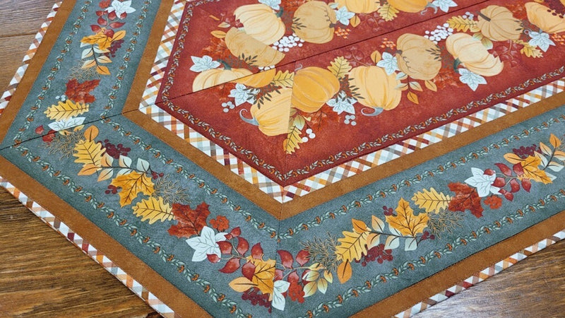 Pumpkin Stripe Tablerunner