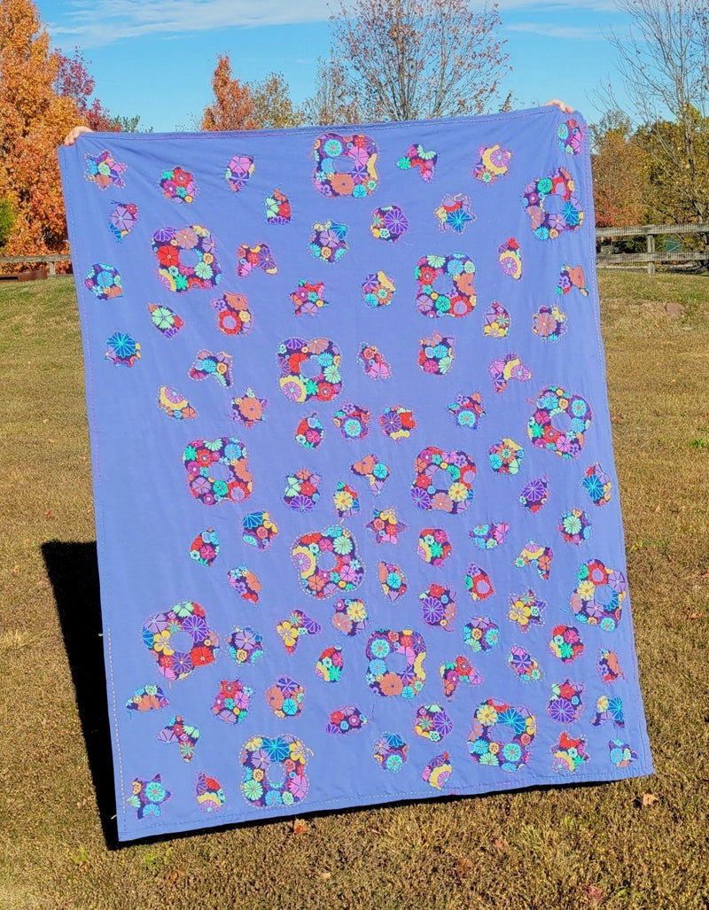 Reverse Applique with Knit Quilt