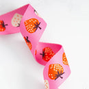 Ruby Star 1.5" Webbing - Strawberry Daisy