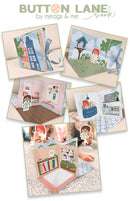 Shop Hop - Canvas Button Lane Panel - Multi