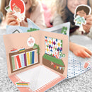 Shop Hop - Canvas Button Lane Panel - Multi