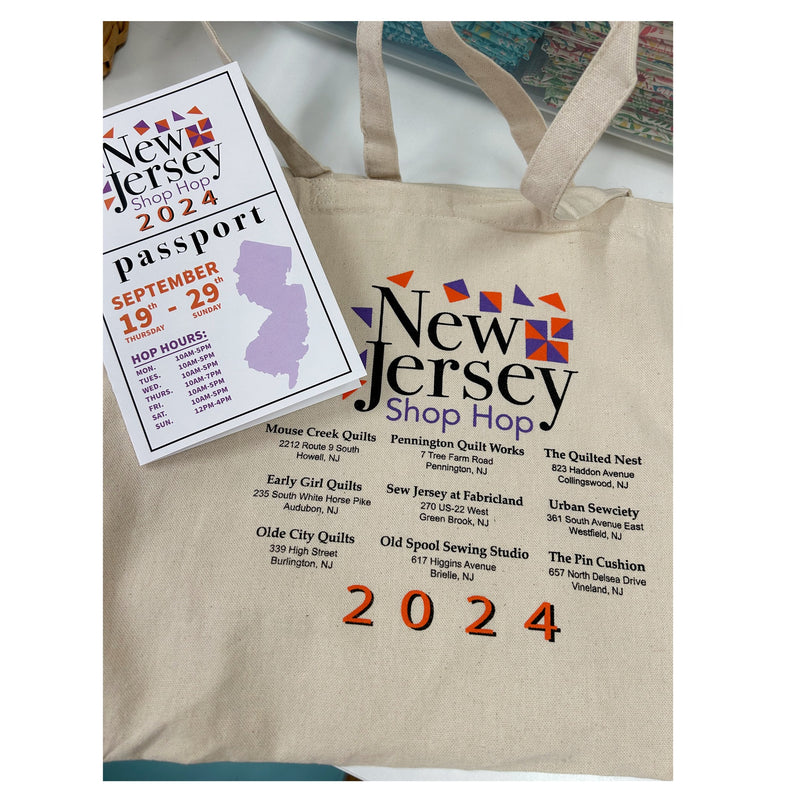 Shop Hop Tote Bag and Passport