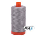 Aurifil Large Spool - 50wt - Stainless Steel