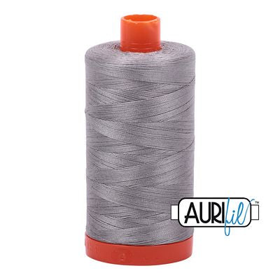 Aurifil Large Spool - 50wt - Stainless Steel