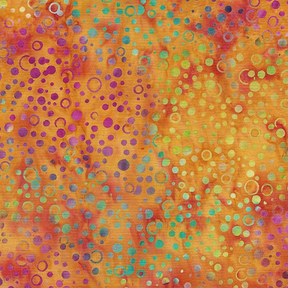 Contempo - Dots Circles - Nasturtium