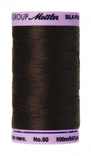 Mettler Large Spool - 50wt - Very Dark Brown