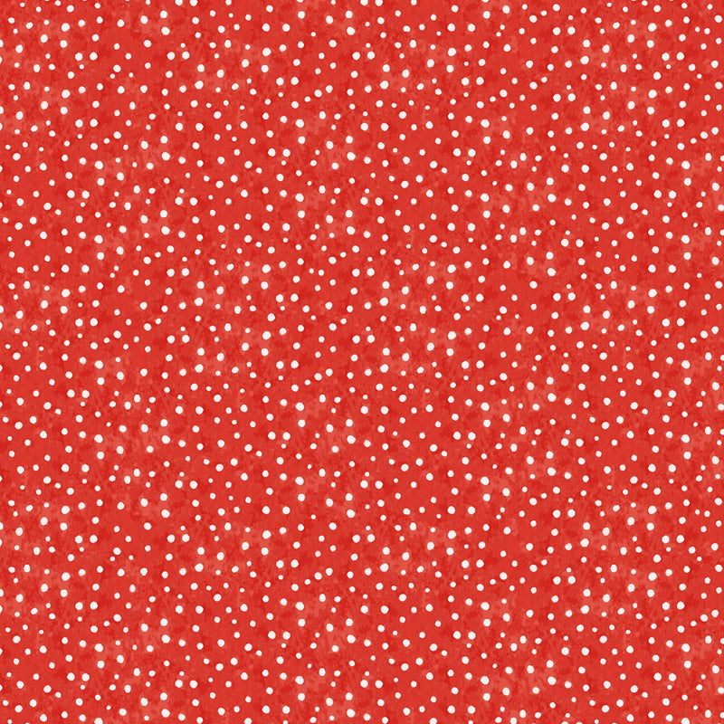 Snow Fun - Holiday Dots - Red