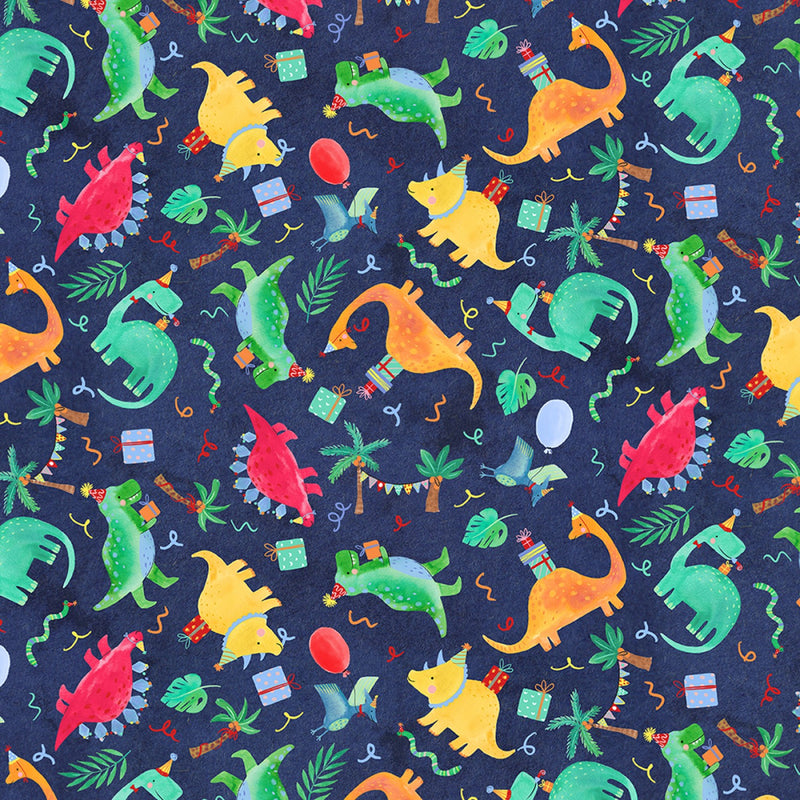 Party Animal - Party Dinosaurs - Navy