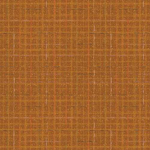 Checkered Elements - Tweed - Saffron
