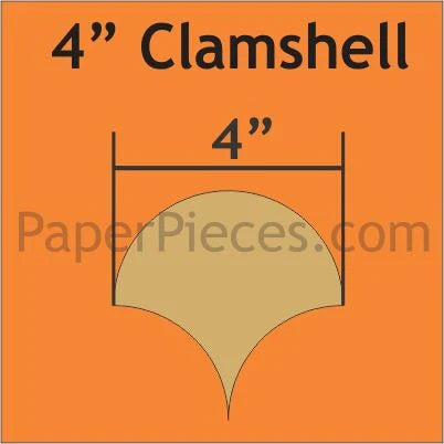 Clamshell Papers - 4"