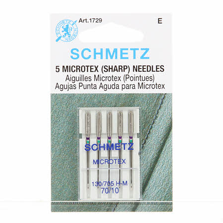 Schmetz Microtex Sharp Machine Needles 70/10