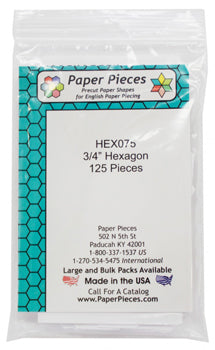 Hexagon Papers - 3/4" - Small Pack