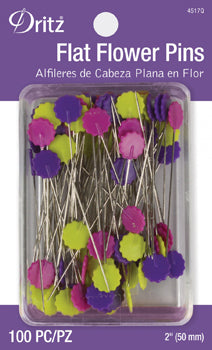 Dritz Flat Flower Pins