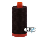 Aurifil Large Spool - 50wt - Very Dark Bark